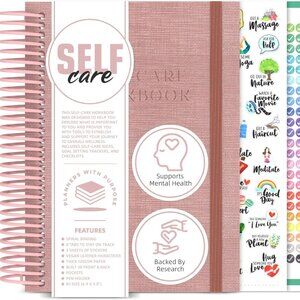 Self Care Journal - Guided Daily Reflection Pink Notebook (NEW)